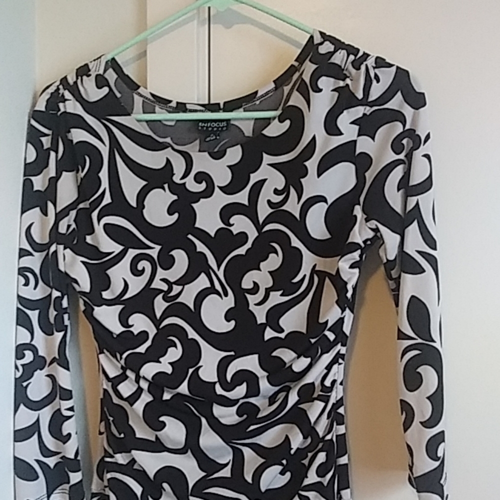 Black and white dress